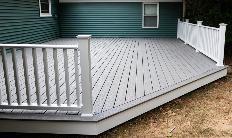 A Wooden Deck with Minor Structural Issues Needing Regular Deck Safety Evaluations in Annapolis, MD